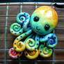 Watercolor Rainbow Octopus 2