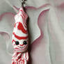 Candy Cane Squid Ornament