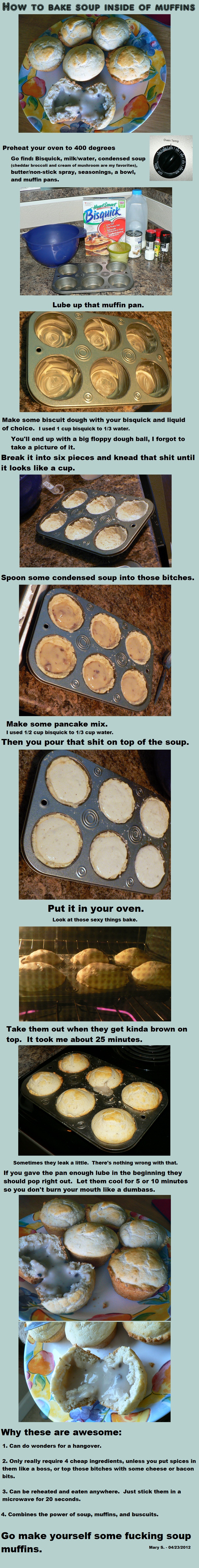 How to make Soup Muffins by BlackMagdalena