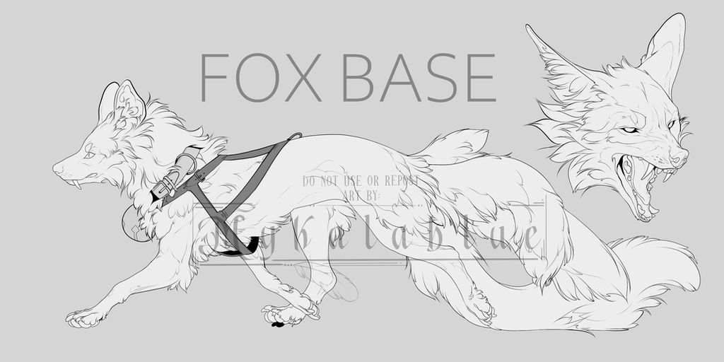 FOX BASE by MykalaBlue on DeviantArt