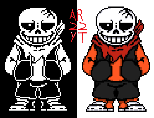 Pixilart - ------ sans sprite by TeaboxGremlinVA