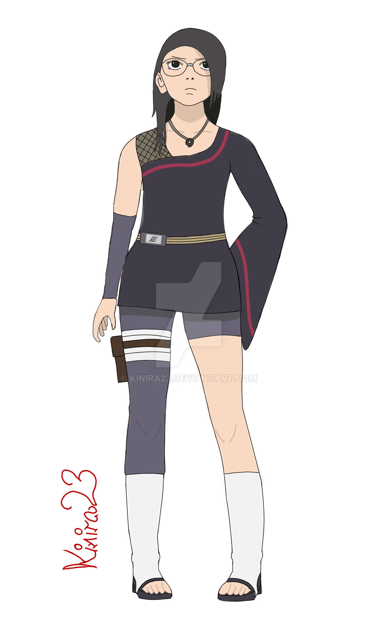 Sarada Uchiha (After Time Skip Design) by Kinira23 on DeviantArt