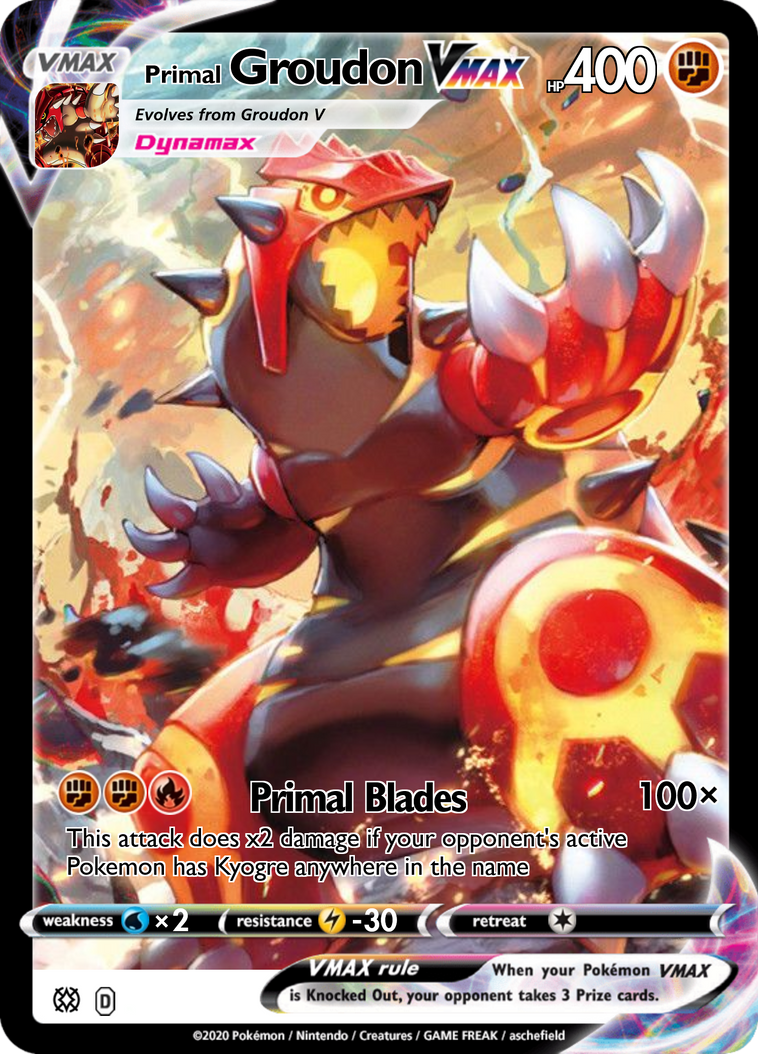 Primal Groudon VMAX by Bacon20134 on DeviantArt