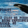 The definition of captivity