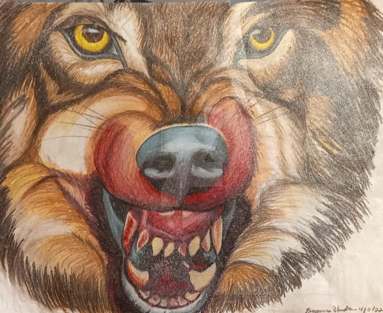 G Rrrrrrr Wolfie Says: GRRRRRRR by GINI-BEANIE on DeviantArt