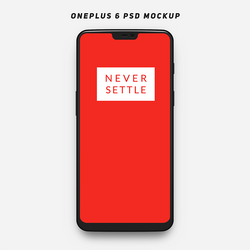 OnePlus 6 PSD Template