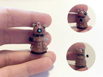 Doctor Who - Miniature Dalek Charm by AlphaChoconess95