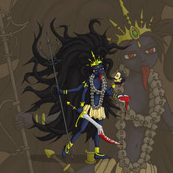 Kali Goddess by BlackPanzerDragon