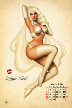 Pinup WHITEQUEEN