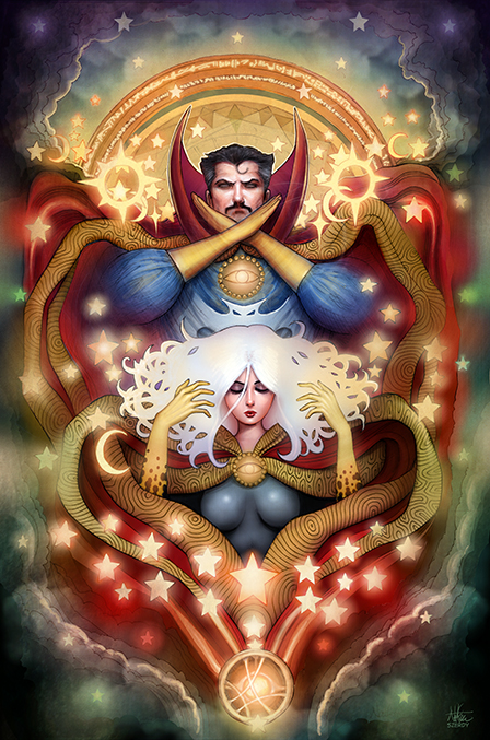 Dr Strange and Clea