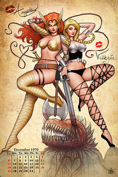 Angela And Valkyrie Pinup