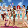 Disney Girls at the Beach