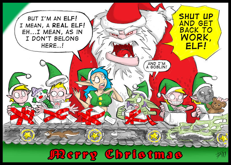 Wrong Elf by DerangedMeowMeow on DeviantArt