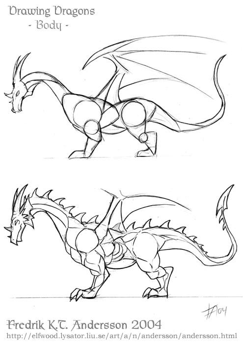 Drawing Dragons - Body (2004) by DerangedMeowMeow on DeviantArt