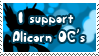 I support Alicorn OC's Stamp by Atlanta-Hammy