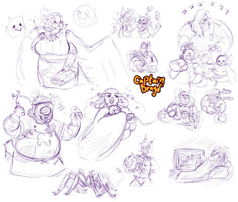 Sketchpage Commission ~ Monster Mash