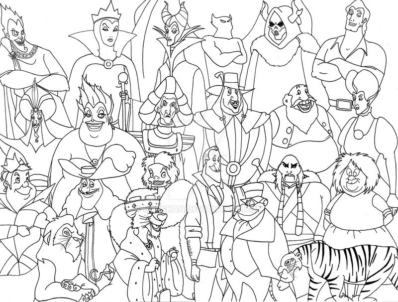 720 Collections Disney Villains Coloring Pages  Latest Free 720 Collections Disney Villains Coloring Pages  Latest Free