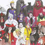 Disney Villains painted