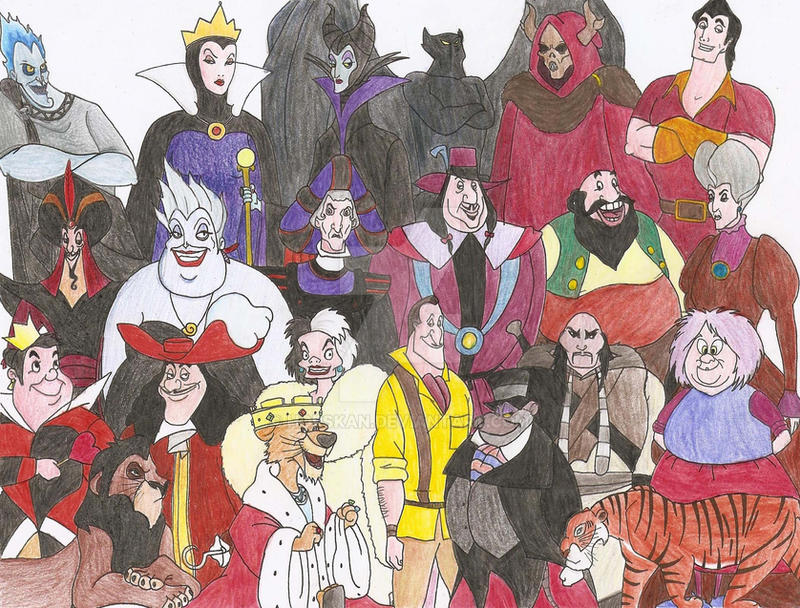 Disney Villains Painted By Horskan On DeviantArt disney-villains-painted-by-horskan-on-deviantart