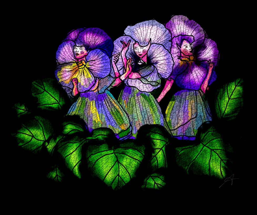 Violet Human Human Violet flower collaboration by alikaeart on DeviantArt