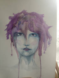 Watercolour girl