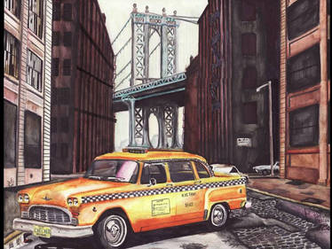 Checker Marathon Cab NY 1977