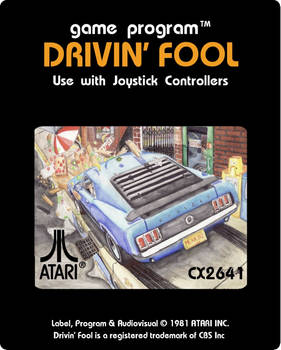 Ford Mustang Atari Game 1981