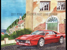 1984 Ferrari 288 GTO In Positano, Italy