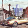 1980 Chevy Camaro In Detroit (Painting)