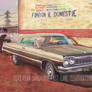 1964 Chevy Impala At The Shop (Painting)