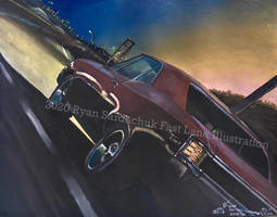 1967 Chevy Chevelle On Approach To San Francisco.