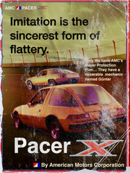 1978 AMC Pacer X and Porsche 928 Ad (Parody)