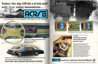1974 GM Air bag system brochure (Parody)