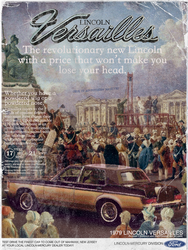 1979 Lincoln Versailles Ad Parody