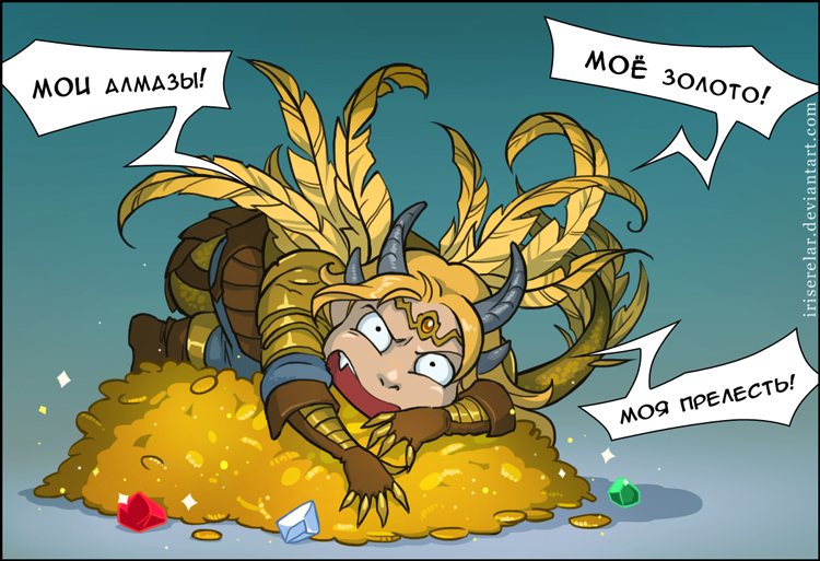 Diamonds and gold by IrisErelar