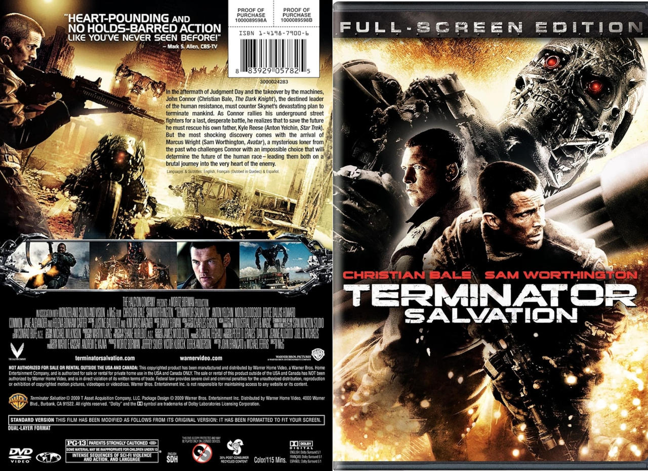 Terminator Salvation DVD (Single Disc Full Screen) by TheDVDGuy03 on ...