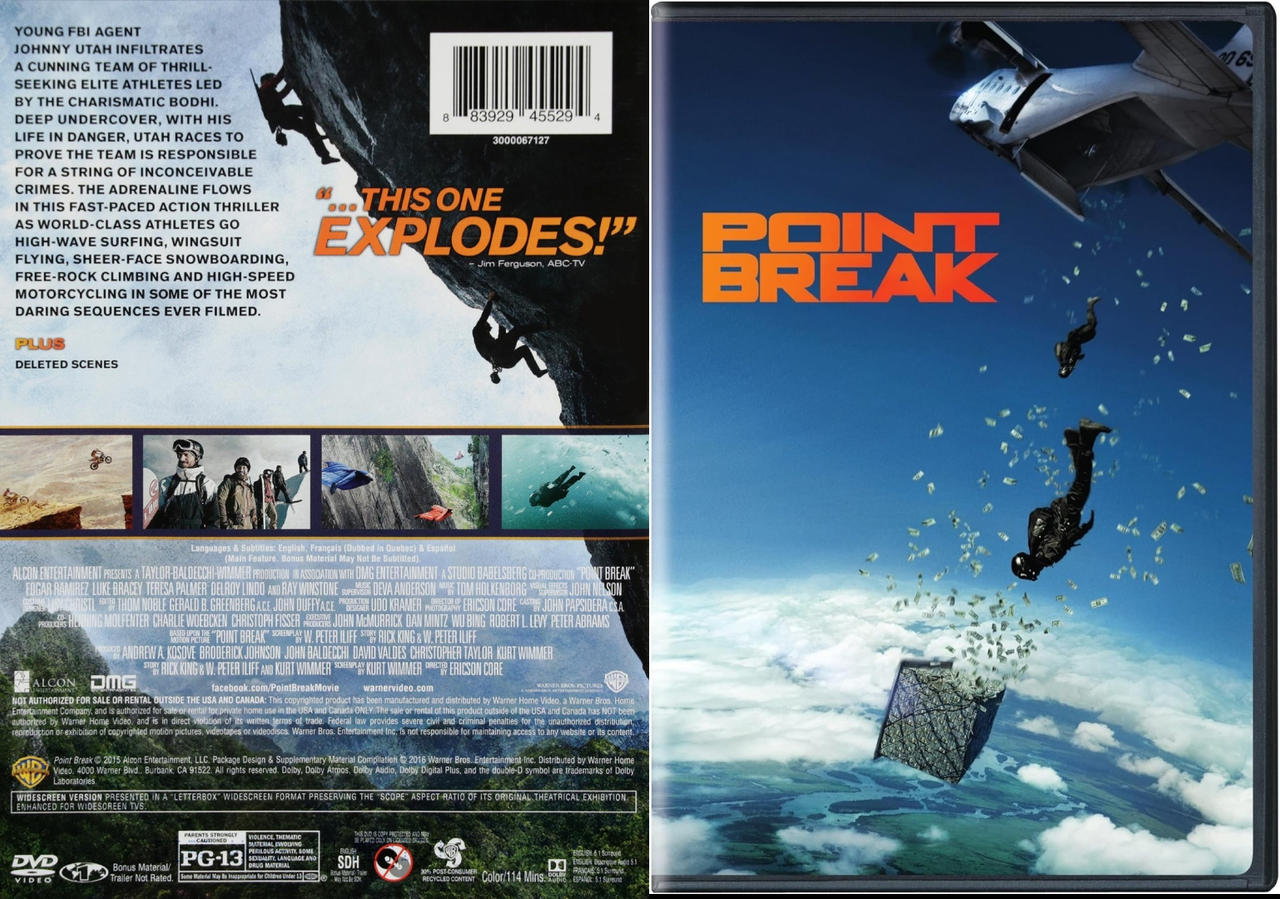 Point Break Character Kit Point Break 2015 DVD by TheDVDGuy03 on DeviantArt