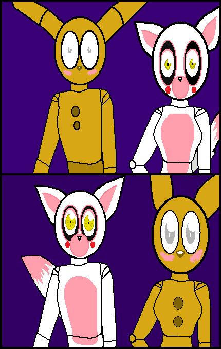 Mangle x Springtrap by Evil-From-Hell on DeviantArt