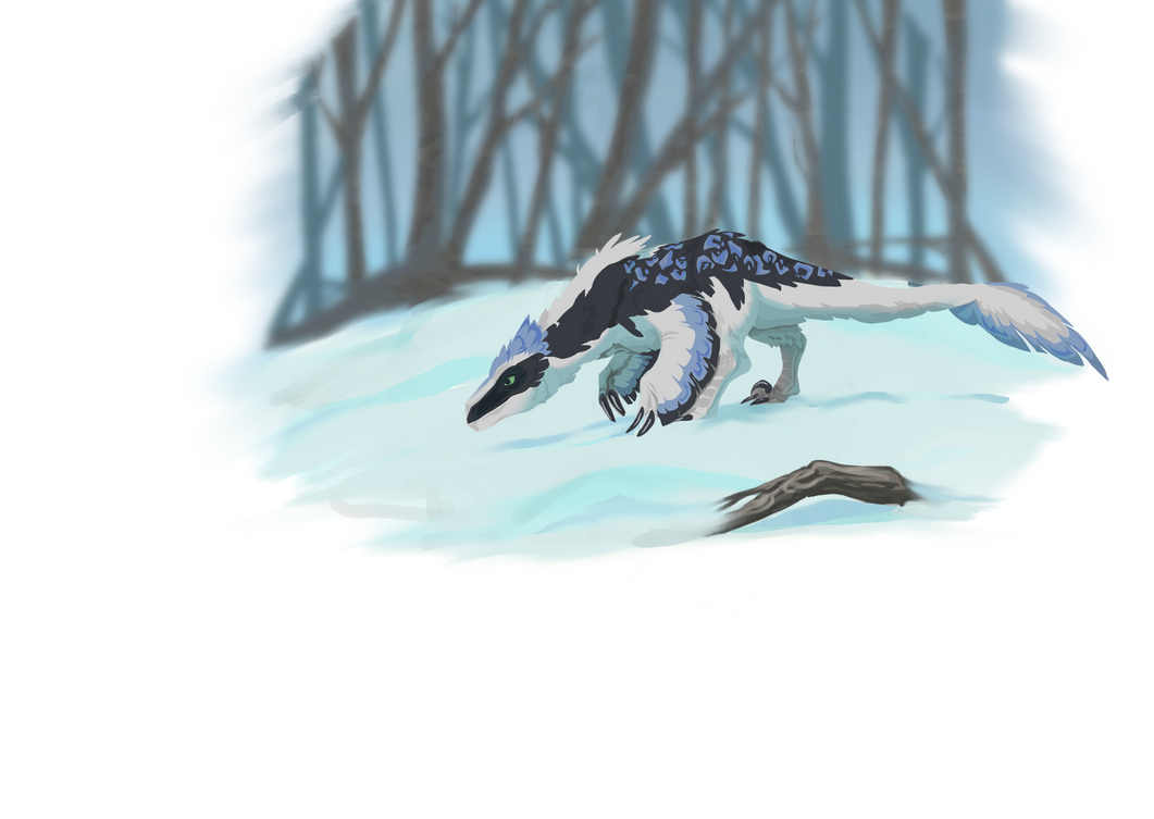 Raptor commission by PeculiarCuriosities on DeviantArt