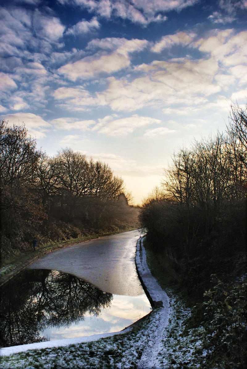 Cold canal morning