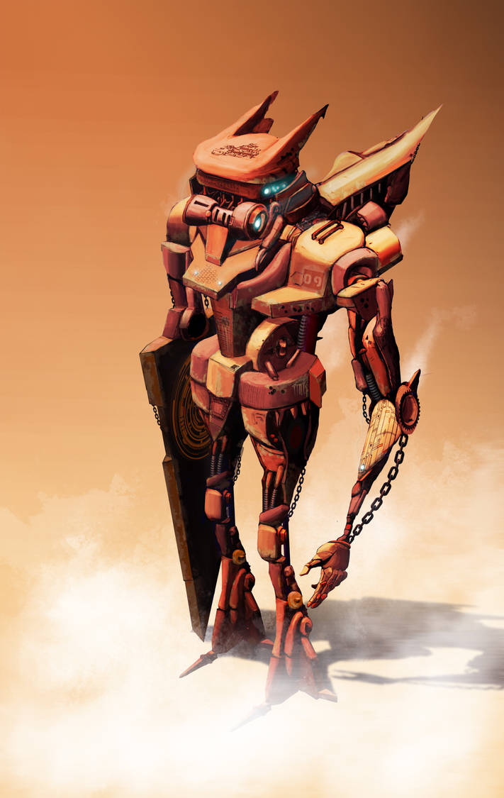 Mech Render Coloured by Hiltinchest on DeviantArt
