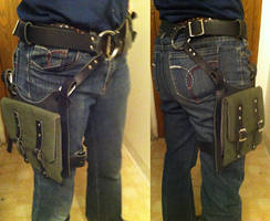 Thigh holster pack