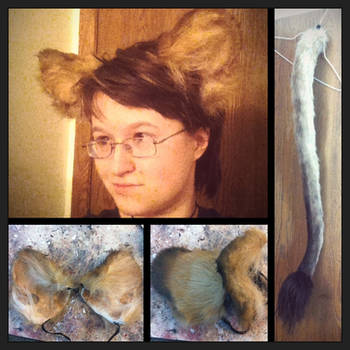 Lioness ears/tail set