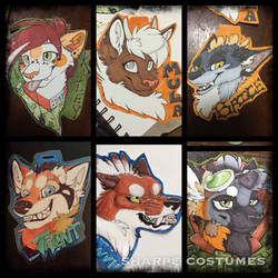 Traditional badge slots!