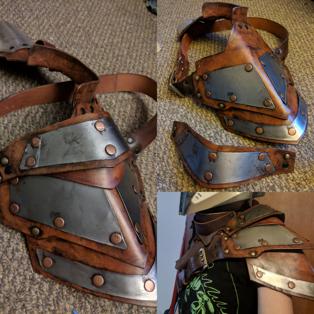 Mandalorian shoulder guard by Sharpe19 on DeviantArt