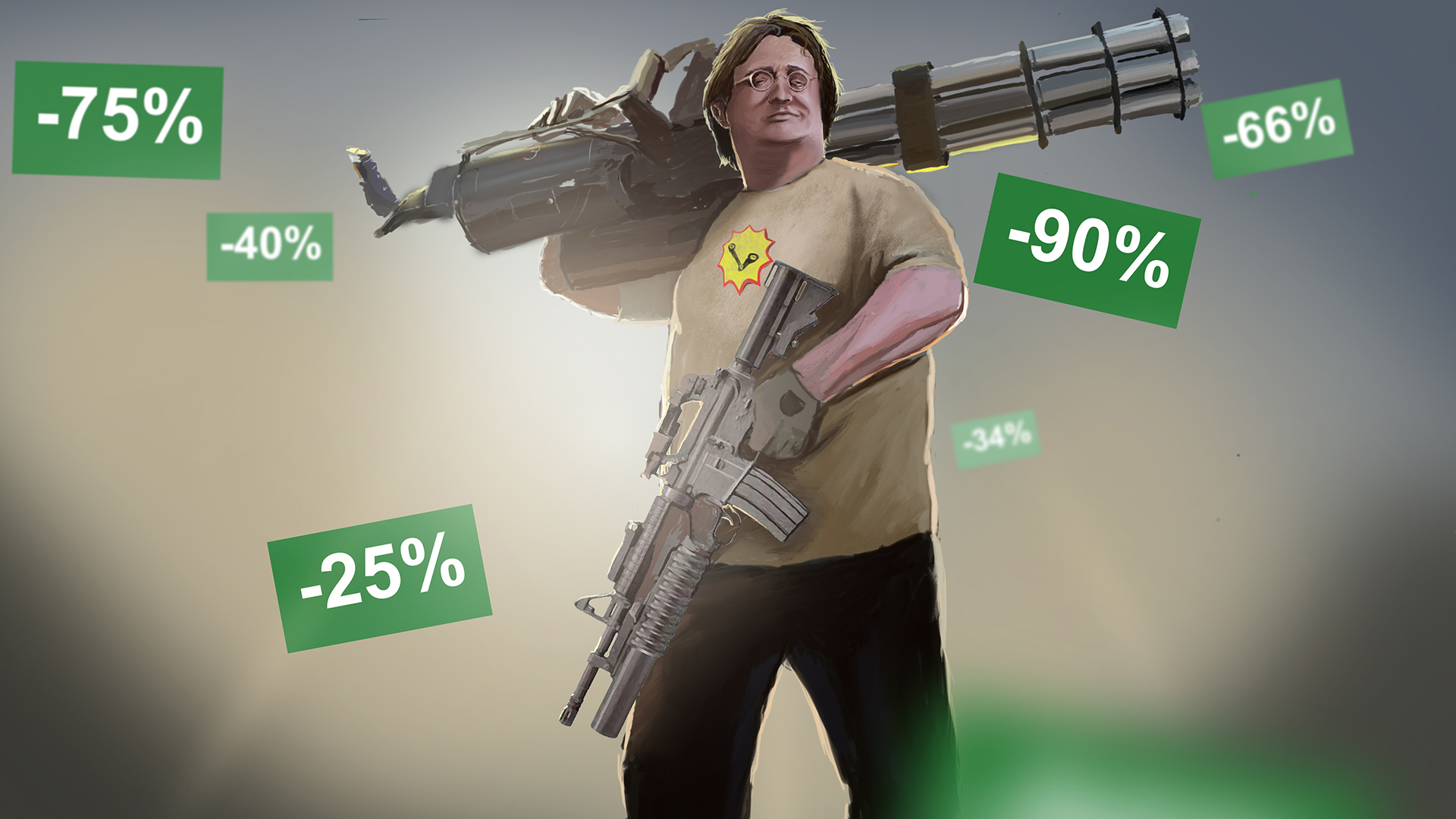 Gabe Newell Poster for Sale by pyro gay