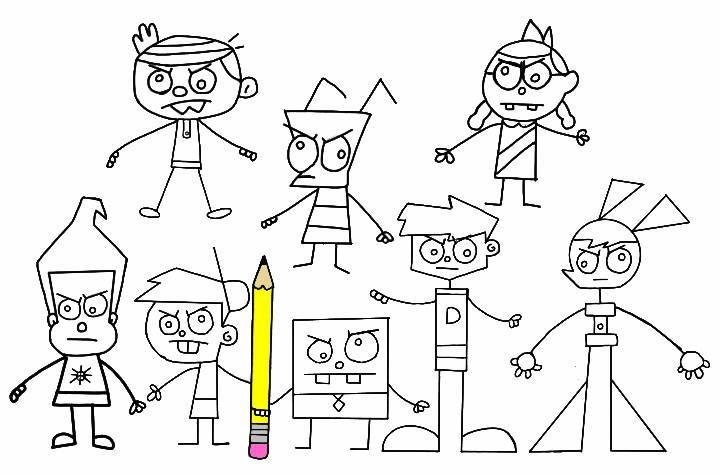 Nicktoons Patterns Doodler nicktoons by Leonardocamacho on DeviantArt