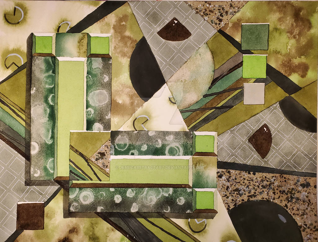 Verdant rectangle by Jessicabstractart on DeviantArt