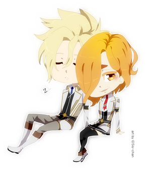 C: Athenais Marth x Apollon Agna Belea by Sis-chan C: Athenais Marth x Apollon Agna Belea by Sis-chan