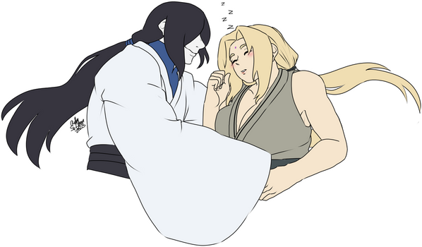 Tsunade sleeping